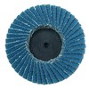 Weiler 2" BobCat Mini Abrasive Flap Disc, Flat (TY27), Type R Mount, 60Z 50958